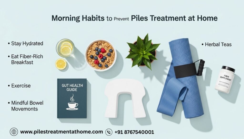 Morning Habits to Prevent Piles Naturally – Piles Treatment at Home