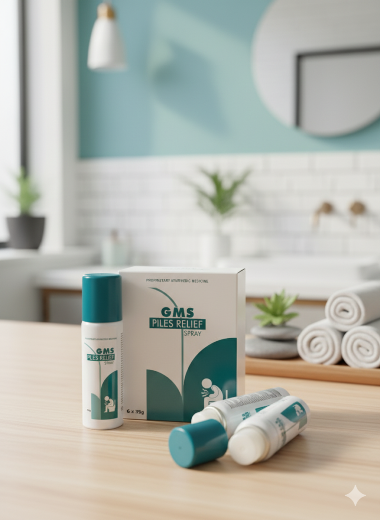 gms piles relief spray