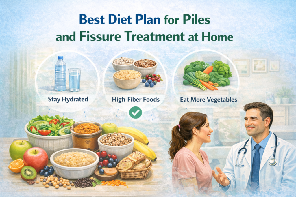 Piles Treatment at Home, Best Diet Plan for Piles and Fissure Treatment at Home
