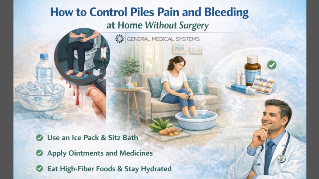How to Control Piles Pain and Bleeding at Home Without Surgery